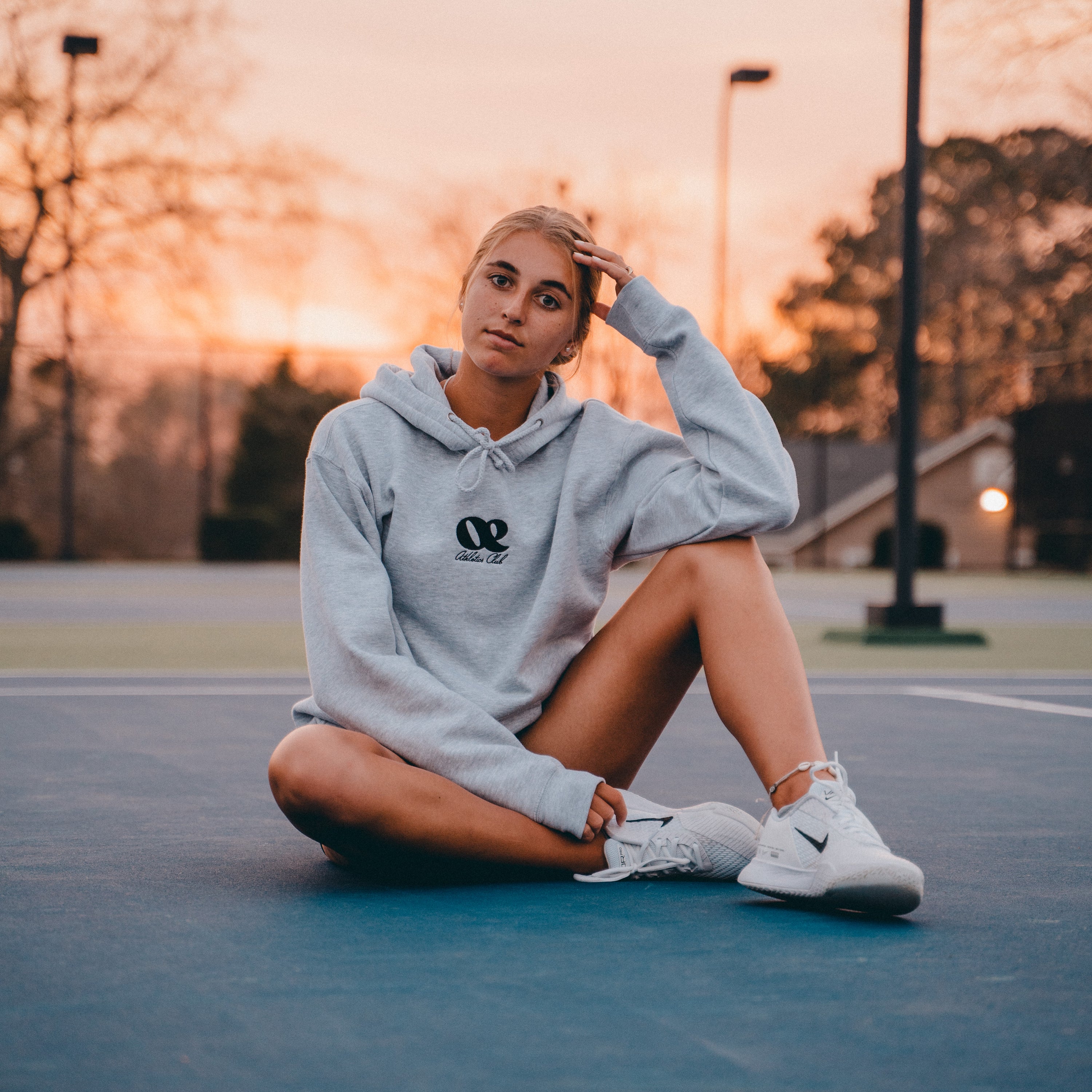 Over Everything Tennis Court Hoodie 
